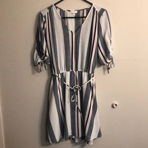 Charming Charlie Striped Dress— Size Large